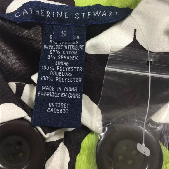 Catherine Stewart Retro Floral Print Jacket - New - Picture 8 of 8